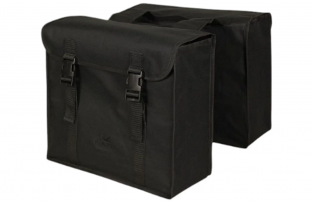 Dubbele fietstas Greenlands 34 liter 37 x 33 x 14cm (2x) - zwart / zwart
