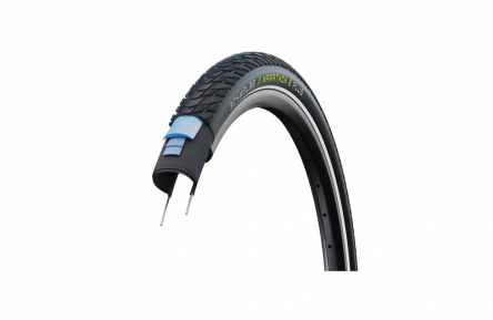 Schwalbe Marathon E-Plus (K-guard 5mm anti-lek), Zwart met reflectie, 28x1.40 ETRTO 37-622