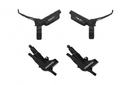 SRAM LEVEL DISCBRAKESET / SCHIJFREMSET VOOR + ACHTER 850/1550 MM