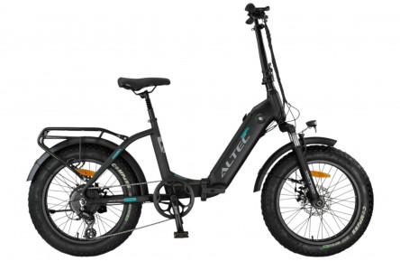 Altec Primera E-Bike Fatbike Vouwfiets 20"/41cm/Zwart-mat/278477
