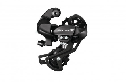 Shimano achterderailleur Tourney TX 7/8v zwart