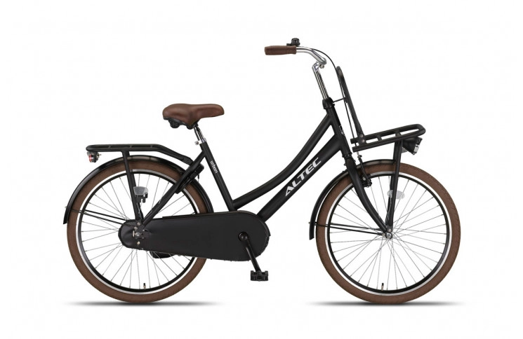 Transportfiets 24" Altec Urban, mat zwart