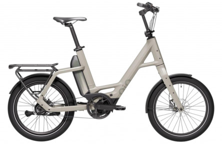 QiO Elektrische compactfiets "Compact P5" (#1) unisex, 20", lunar white matt, Shimano Nexus 5 versnellingen, 48 cm /02652102