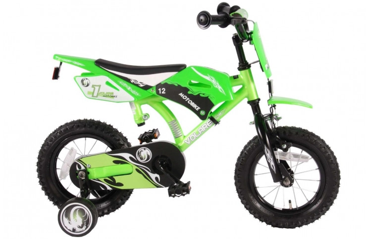 Volare Motobike Kinderfiets 12"/21.5 cm/Groen/61207