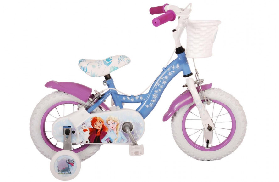 Disney Frozen 2 Kids Bike 12 20 cm Blue Purple 21279 SAFW bicycle shop in Groningen