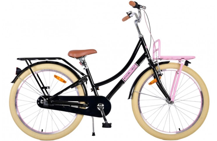 Volare Excellent Kinderfiets 24"/33.5 cm/Zwart/24138