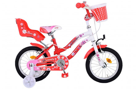 Volare Lovely Kinderfiets 14"/23 cm Twee handremmen 020