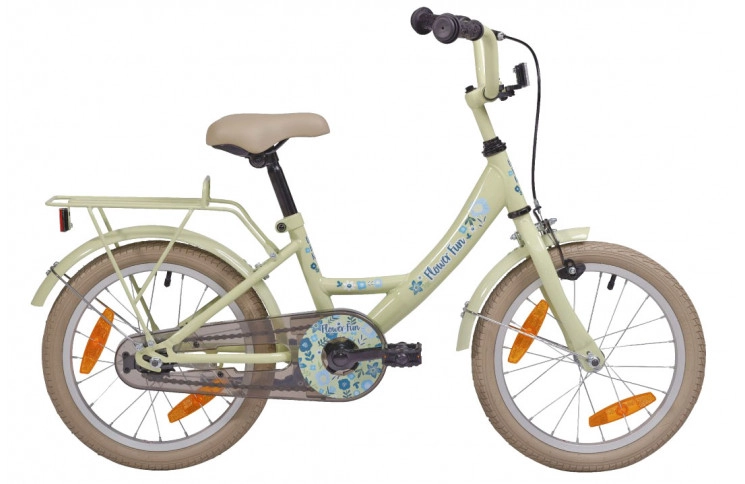 Meisjesfiets 16" BikeFun Flower Fun Girls, groen