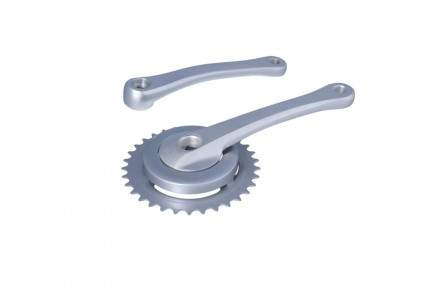CRANK SET ICB 33T SILVER MAT/DISC