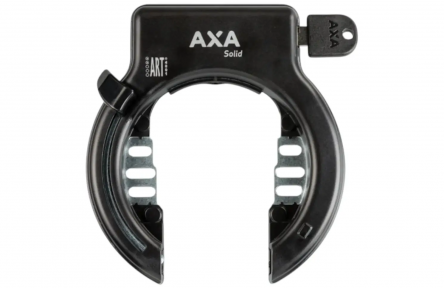 Axa Solid ringslot met spatbordbevestiging, zwart ART**