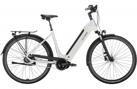 VICTORIA Elektrische trekkingfiets "TRESALO 15" 28"/56cm-L/airstream silver/02981025