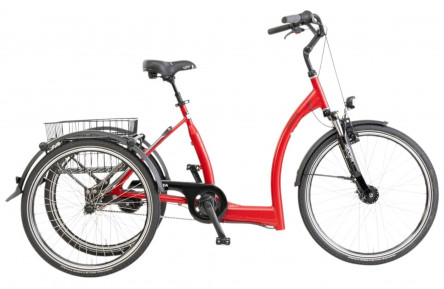 pfautec Shopping bike Vida №1 26"-24"/48cm/7/rubinrot matt/02090062