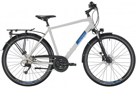 VICTORIA Trekkingfiets Trekking 4.7 28"/61cm-XL/18/supersonisch zilver mat - zwart/02979573