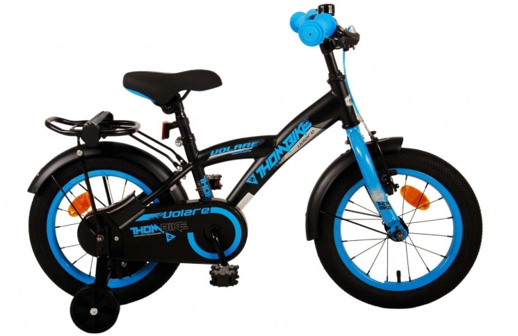 Volare Thombike Kinderfiets 14"/22 cm/Zwart-Blauw/21370