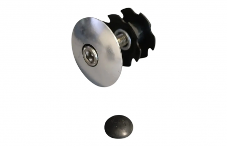 BC1305A Balhoofdbev.A-Head zilver 1.1/8"