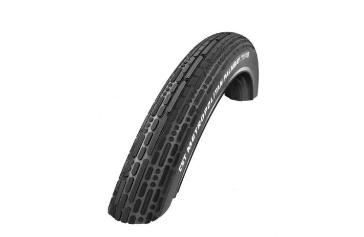 Tire 26x2.15 CST Palmbay Black (55-559), 1mm anti-puncture, black with side reflection