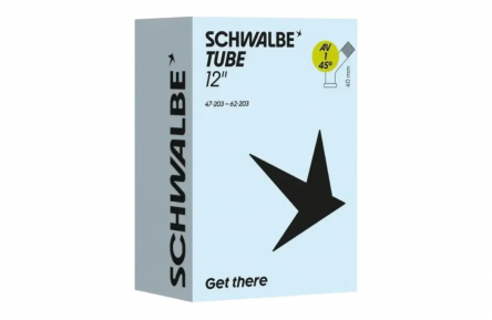 SCHWALBE BINNENBAND AV1 12 INCH 147/62-203 VENTIEL SCHUIN 45° GRADEN