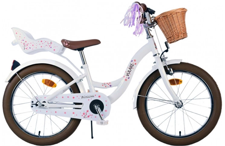 Volare Blossom Kinderfiets 18"/25 cm/Wit/31844