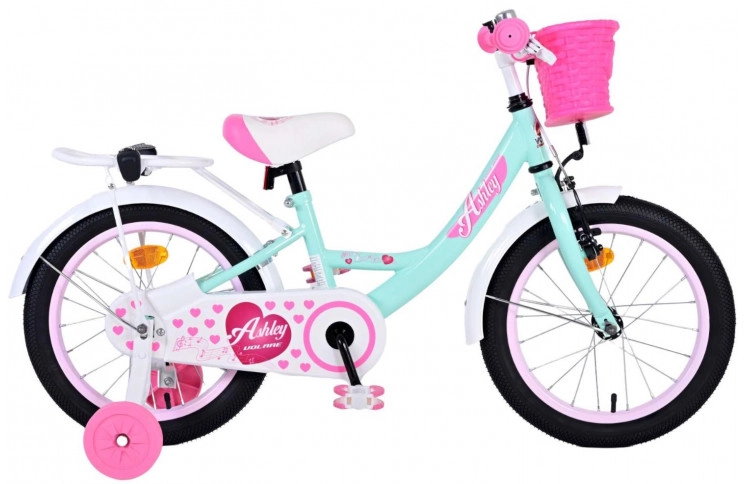 Volare Ashley Kinderfiets 16"/24 cm/Turkoois/31636