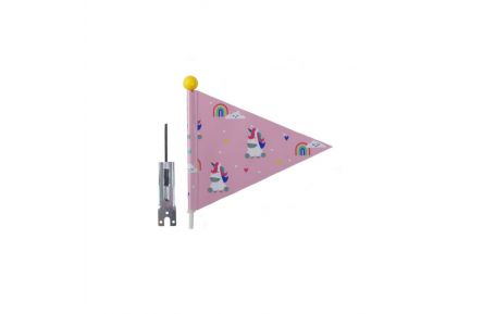 DB0302A PexKids fietsvlag Unicorn