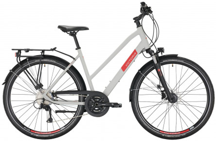 VICTORIA Trekkingfiets Trekking 4.7 28"/51cm-M/18/supersonisch zilver mat - zwart/02979599