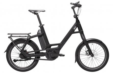 QiO Elektrische compactfiets "Compact AP-8" (#1) unisex, 20", night black matt, 8-speed SHIMANO "Nexus" terugtraprem, 48 cm /02652213