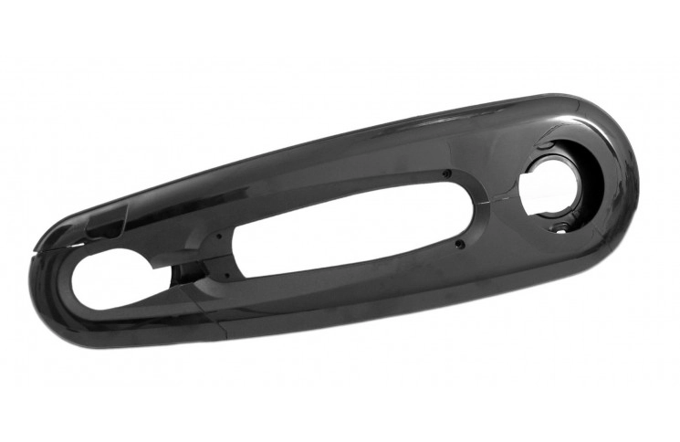 Chain guard Gazelle Linea short, glossy black