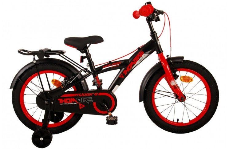 Volare Thombike Kinderfiets 16"/23 cm/Zwart-Rood/21543