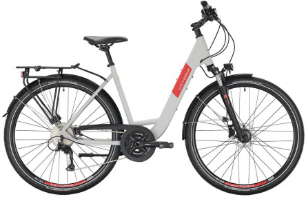 VICTORIA Trekkingfiets Trekking 4.7 28"/56cm-L/18/supersonic zilver mat - zwart/02979631