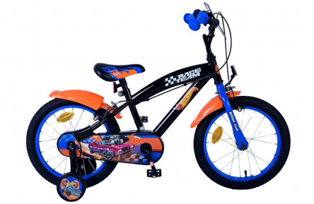 Hot Wheels Kinderfiets 16"/25 cm/Oranje-Blauw-Zwart/31657-SAFW