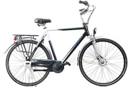 Man's bike Gazelle Eclipse 28" 61 cm white-black