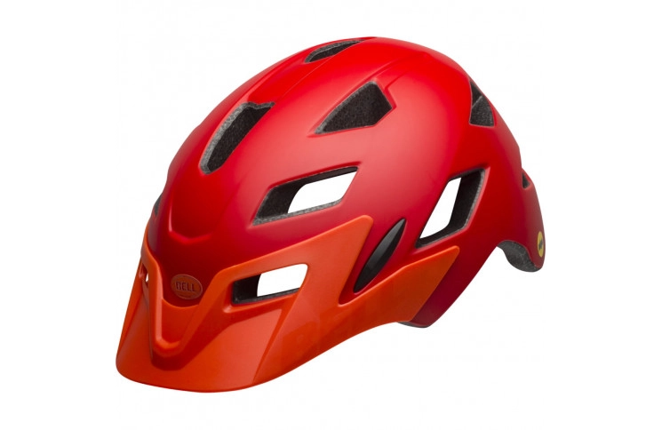 Helmet Bell Sidetrack Youth matte red/orange UY