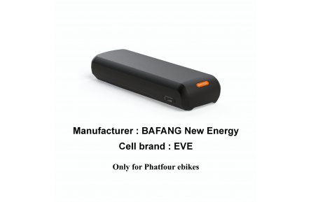 BAFANG C01 498Wh 43V 11.6Ah Carrier Battery (Phatfour) BT C01.498.UC.P