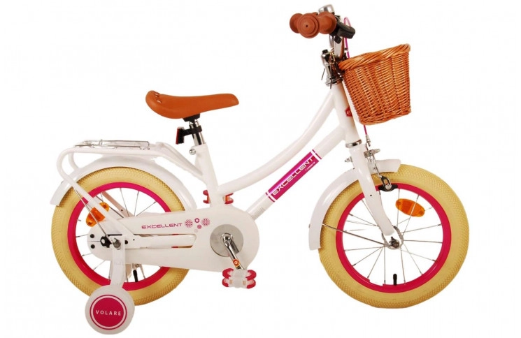 Volare Excellent Children's Bike 14"/23 cm/White/21149