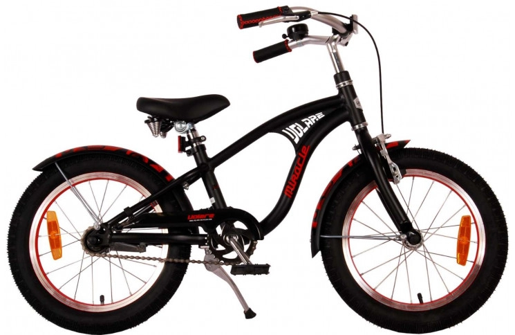 Volare Miracle Cruiser Children's Bike 16"/23 cm/Matt Black/21685