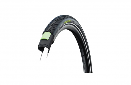 Schwalbe Energizer Plus (Greenguard 3mm anti-puncture), Black with reflection, 28x1.50, ETRTO 40-622