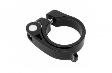 URSUS SEAT POST CLAMP 37.0Ø WITH SIPHON BLACK ON CARD