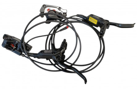 FALKX disc brake set, right 1700mm and left 1000mm cable length.With power cut-off.