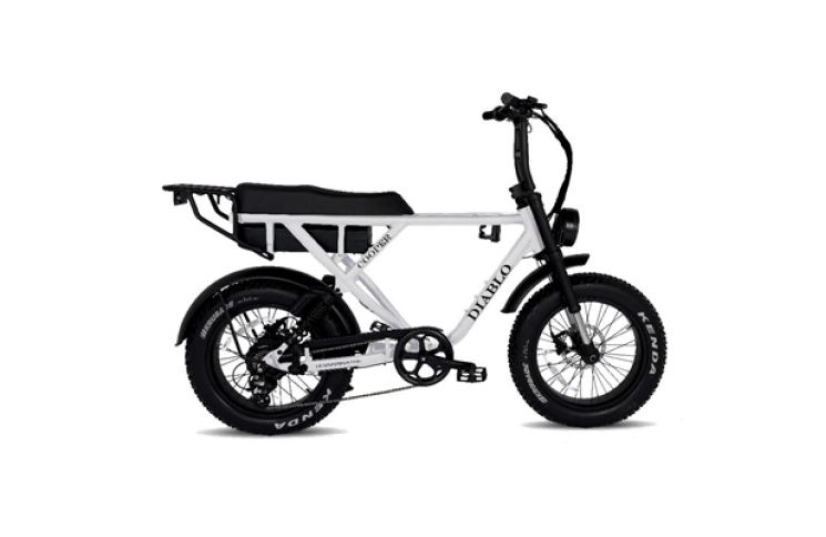 DIABLO E-BIKE, COOPER, 7DR SHIMANO, FASHION GREY, HYDRAULIC, 1000776 ACCU (15AH,48V,720WH)