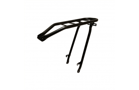 Rear carrier Oversized Cargo 28'' Matt black for 56cm/58cm frame (fits Cargo and Transporter) frame mounting