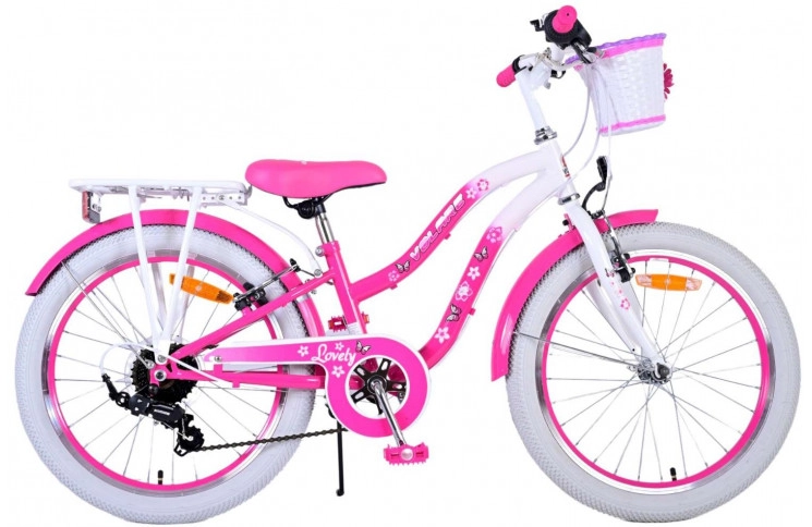 Volare Lovely Kinderfiets 20"/26.5 cm/Roze-Wit/22122