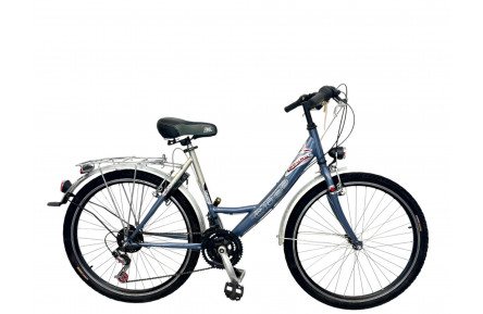 Woman's bicycle Cross Laguna w/grey/al/26/sity/46cm