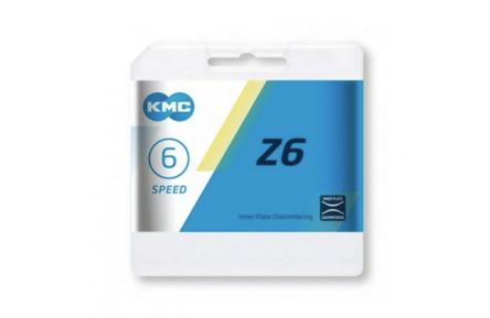 KMC Z6 ketting 1/2" X 3/32", 6-speed