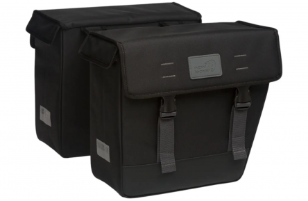Dubbele Fietstas New Looxs Origin Hybride Schuin Zwart 33 Liter