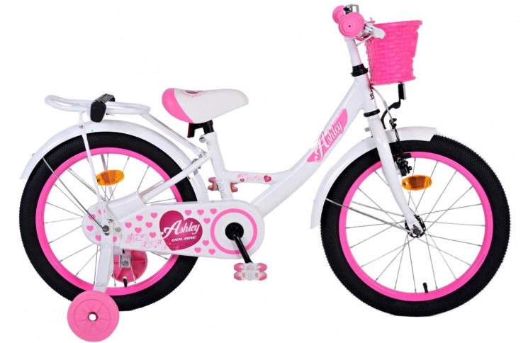 Volare Ashley Kinderfiets 18"/25 cm/Wit/31830