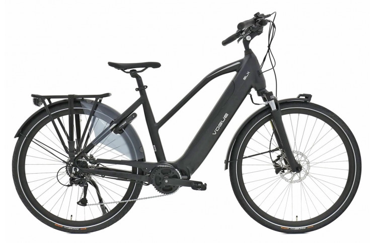 VOGUE E-BIKE, SLX M420, 9DR SHIMANO, 51CM, MATT-BLACK-BLUE HYDRAULIC BRAKE SYSTEM BAFANG M420 SLX MATT-BLACK 14.5Ah 522Wh (1000425) KLEUR LCD C18