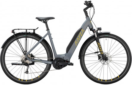 KAYZA Electric trekking bike Tanana Dry 6 28"/45cm-M/9/stone grey matt - gold matt/02705614