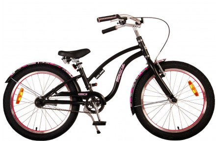 Volare Miracle Cruiser Kinderfiets 20"/26.5 cm/Mat zwart/22087