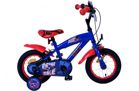 Sonic Prime Kinderfiets 12"/21.5 cm/Blauw-Rood/31259-SAFW