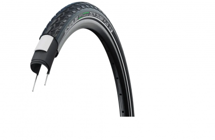 Schwalbe Delta Cruiser Plus (3mm puncture protection), Black with reflection, 28x1.50, ETRTO 40-622
